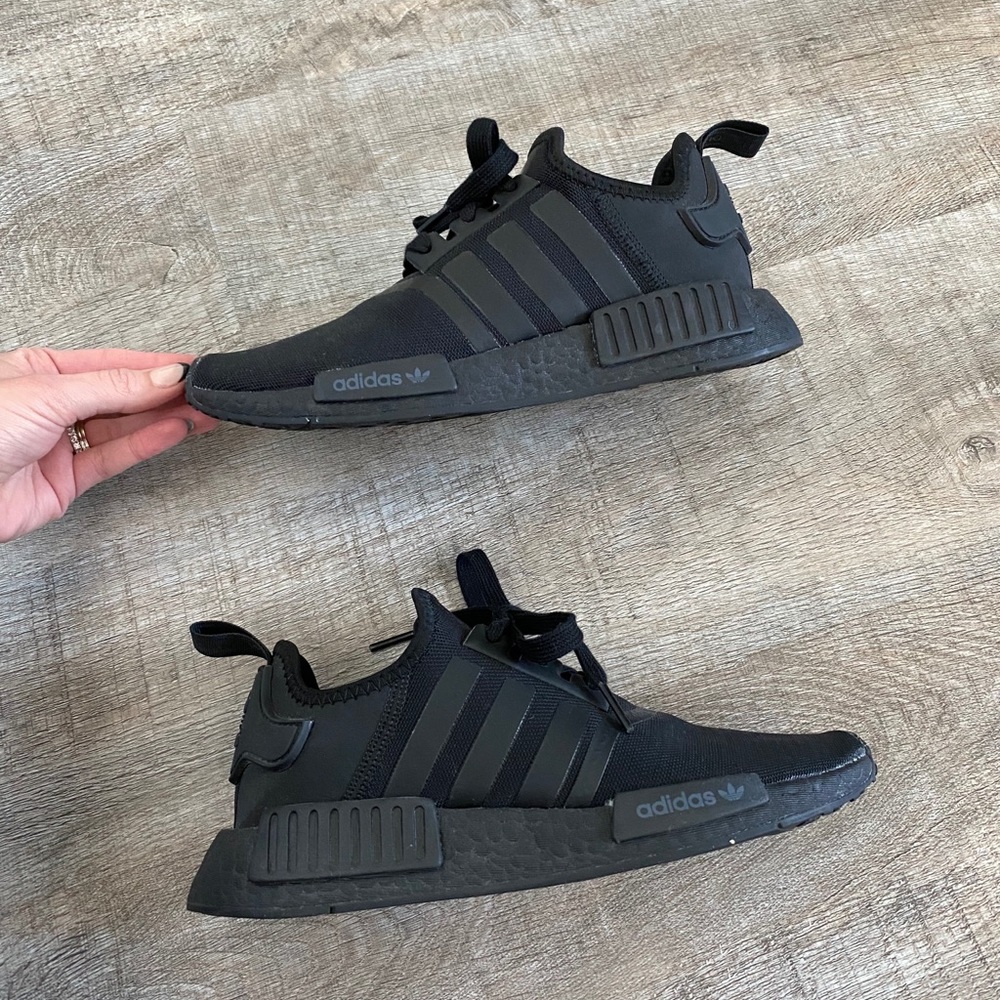 Adidas All Black Boost Athletic Shoes